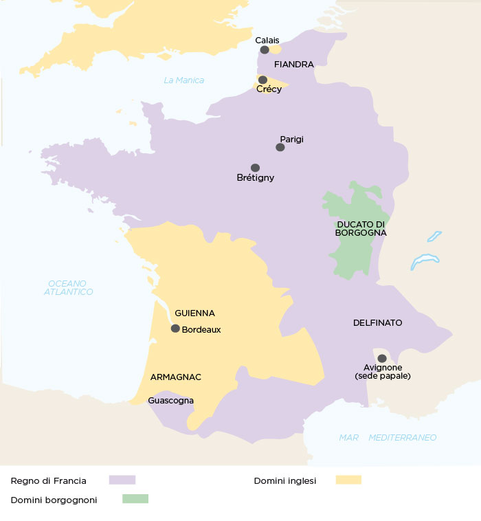 La Francia dopo la pace di Bretigny del 1360