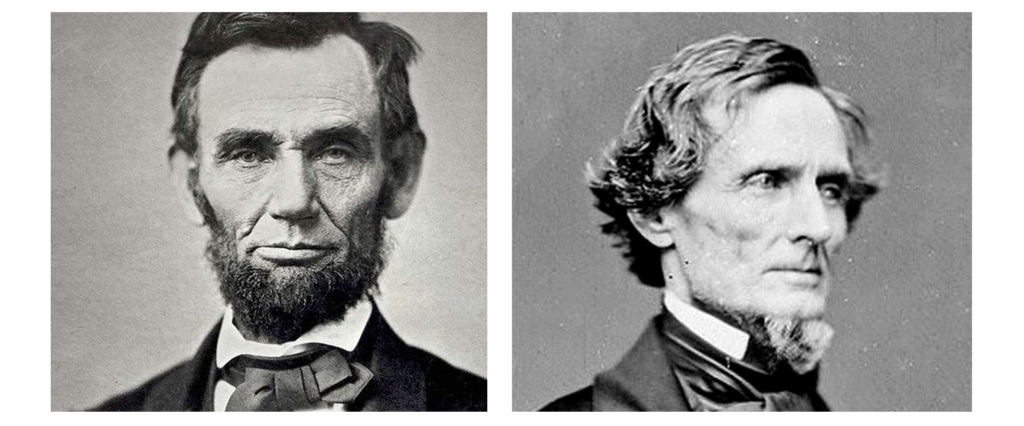 Lincoln e Jefferson Davis