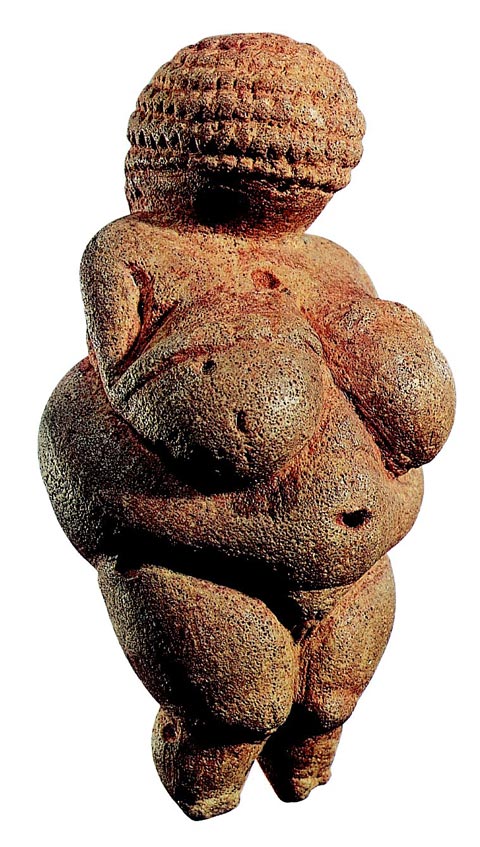 Una tipica Venere della Preistoria, statuine dagli attributi femminili esagerati che avevano fini propiziatori verso la fertilità